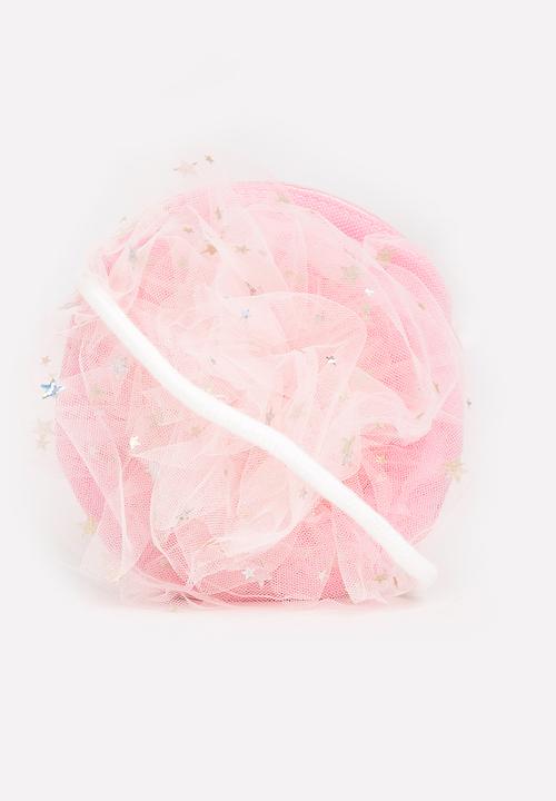 Pop Candy - Sling Bag with Glitter Detail Mid Pink