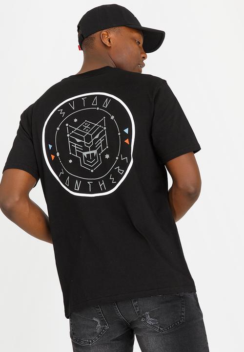 Butan - Glow In Dark Printed Tee Black and White