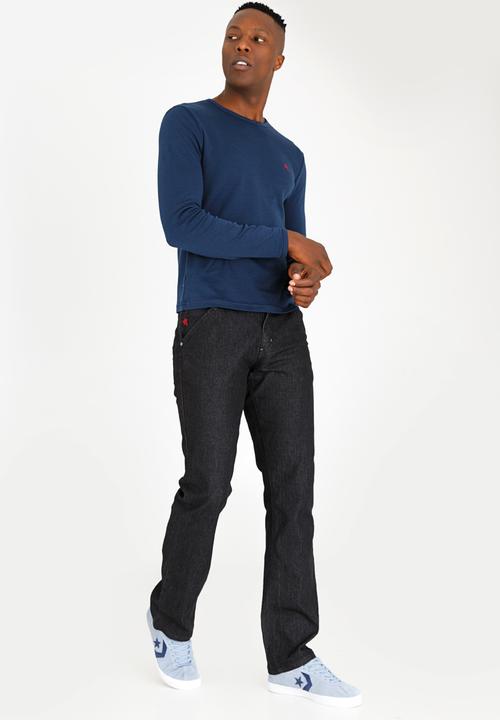 SOVIET - Fonsi #12 Straight Leg Denim Jeans Black
