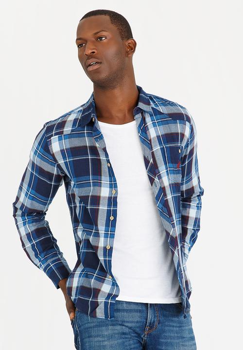 Check Shirt Blue Polo Jeans Co Shirts Superbalist Com