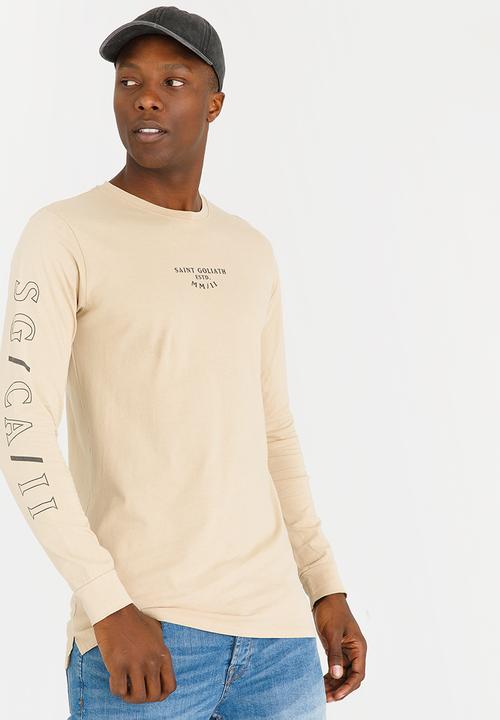 St Goliath - Matrix Cotton Tee Tan