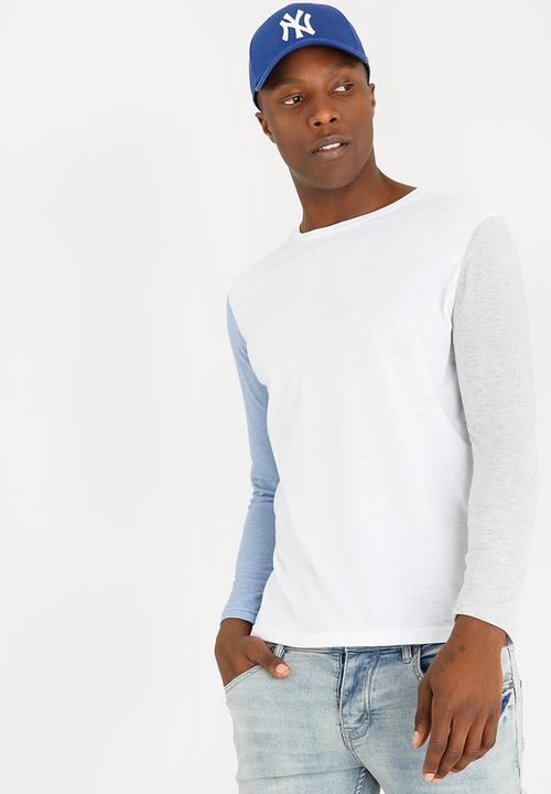 STYLE REPUBLIC - Contrast Sleeve T-shirt White