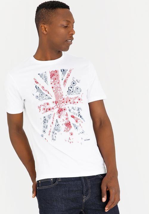 Ben Sherman - Printed Cotton Tee White