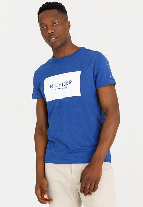 Tommy Hilfiger - Block Graphic Tee Blue