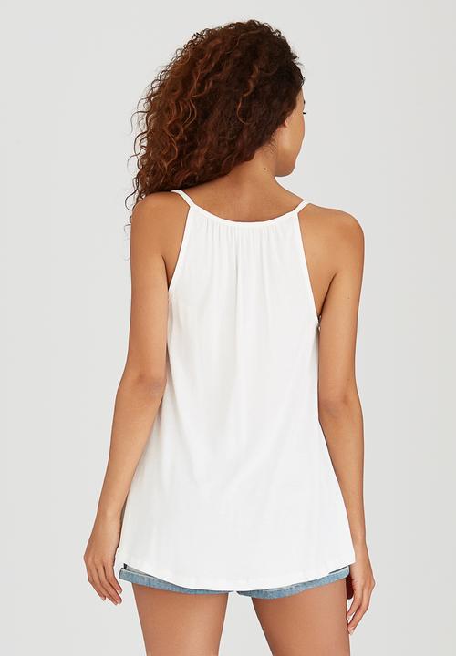 Roxy - California Calling Embroidered Vest Cream