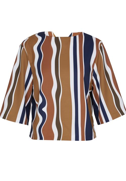 Rich Mnisi - Springfield Printed Boxy Tee Camel