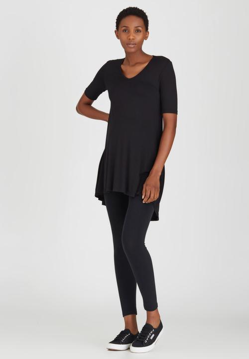 edit Maternity - Longer Length T Black