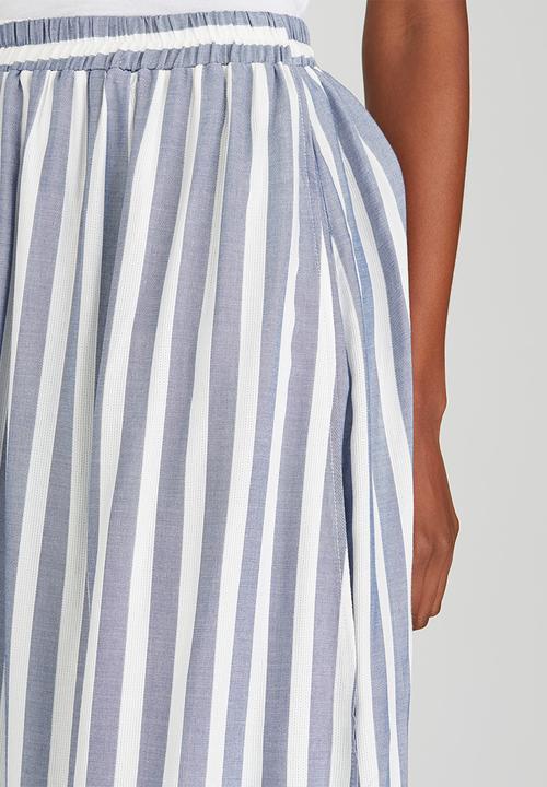 edit - Cross-over Maxi Skirt Pale Blue