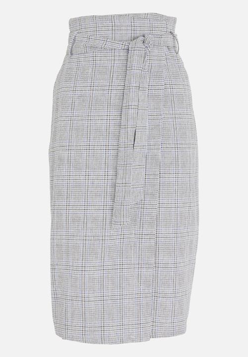 STYLE REPUBLIC - Highwaisted Wrap Skirt Grey