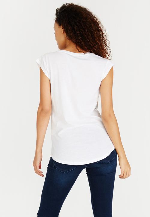 GUESS - Poppy Muscle Tee White