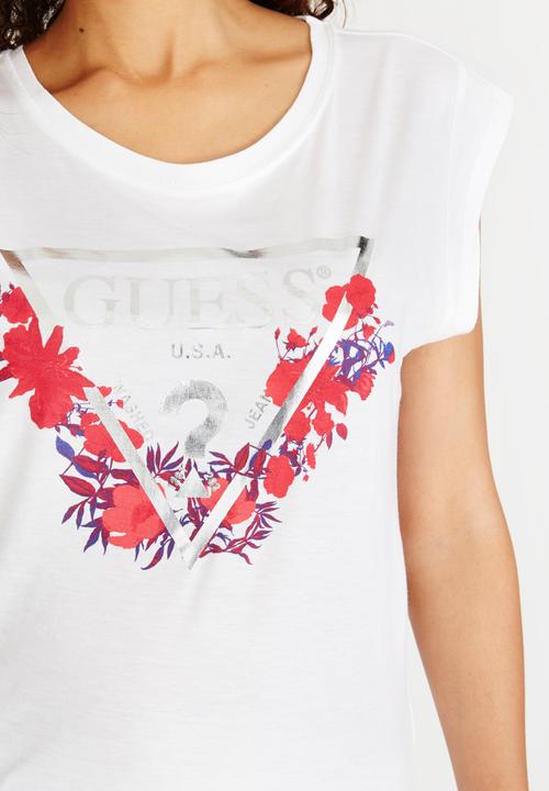 GUESS - Poppy Muscle Tee White