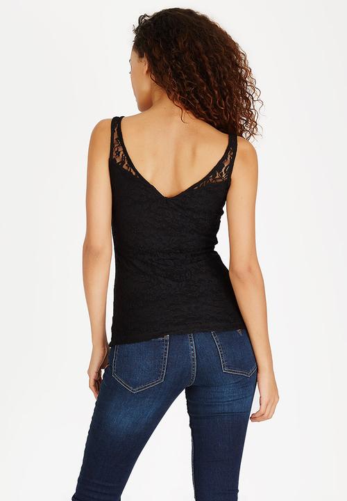 GUESS - Amelie Lace Top Black