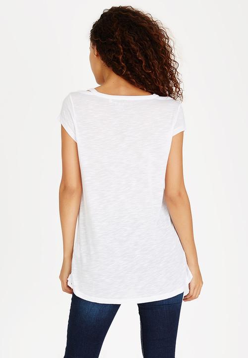 GUESS - Cut-out Tee White