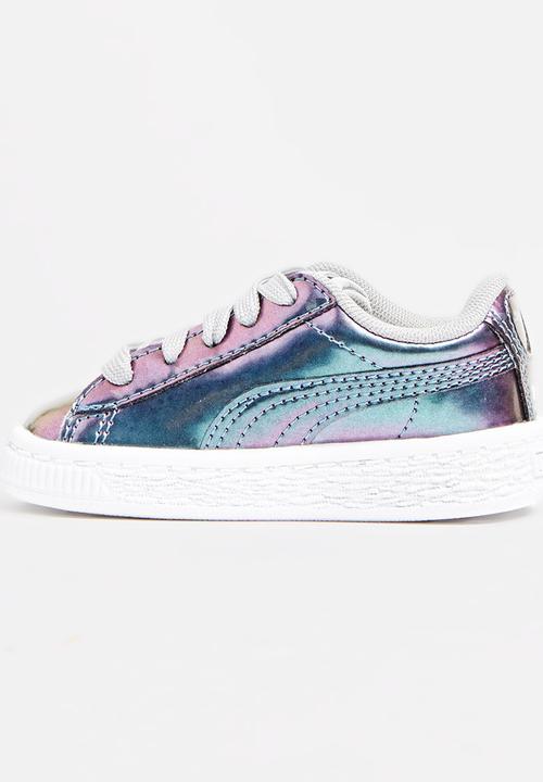 PUMA - Basket Classice Holo Sneaker Silver