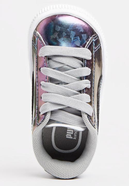 PUMA - Basket Classice Holo Sneaker Silver