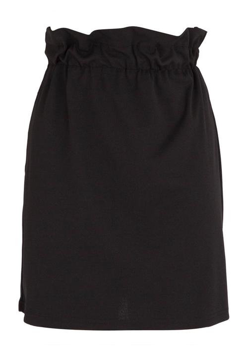 c(inch) - Paperbag Skirt Black