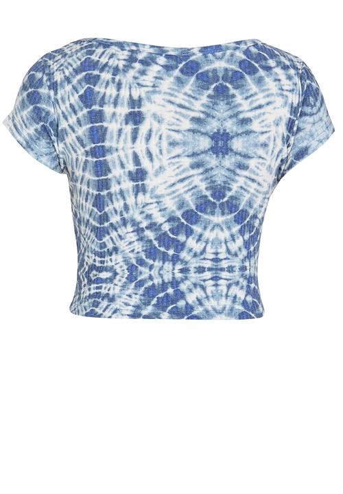 Rebel Republic - Cropped Printed Top Multi-colour