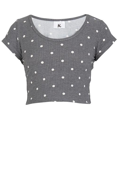 Rebel Republic - Cropped Printed Top Multi-colour