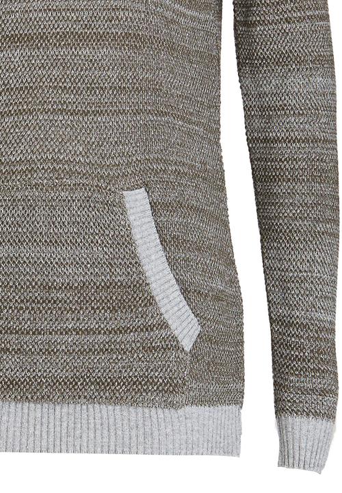 Rebel Republic - Hooded Jumper Grey