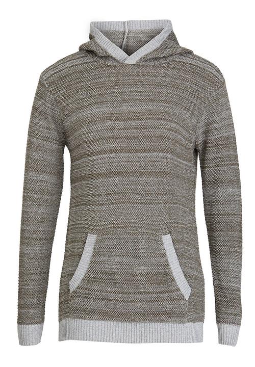 Rebel Republic - Hooded Jumper Grey
