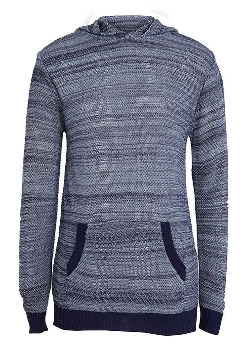 Rebel Republic - Hooded Jumper Navy