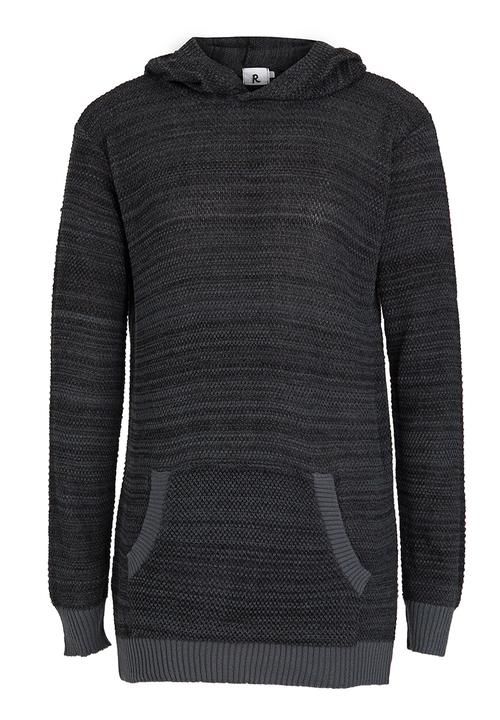 Rebel Republic - Hooded Jumper Dark Grey