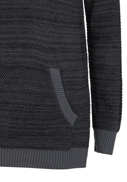 Rebel Republic - Hooded Jumper Dark Grey
