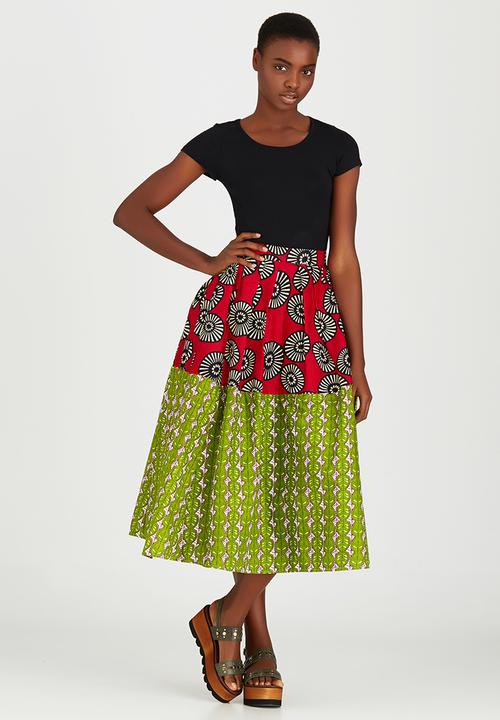 Loin Cloth & Ashes - Toba Full Circle Skirt Red