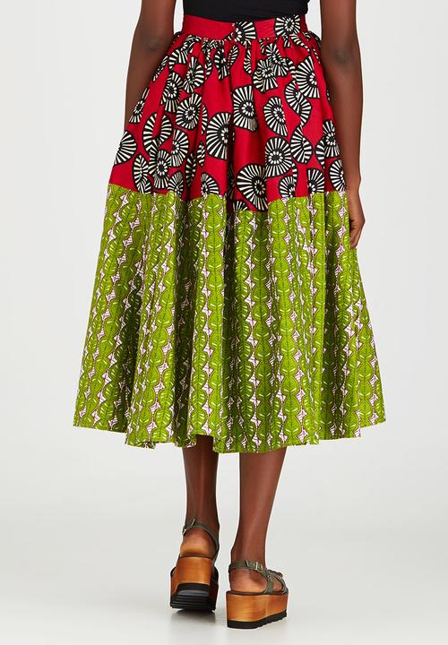 Loin Cloth & Ashes - Toba Full Circle Skirt Red