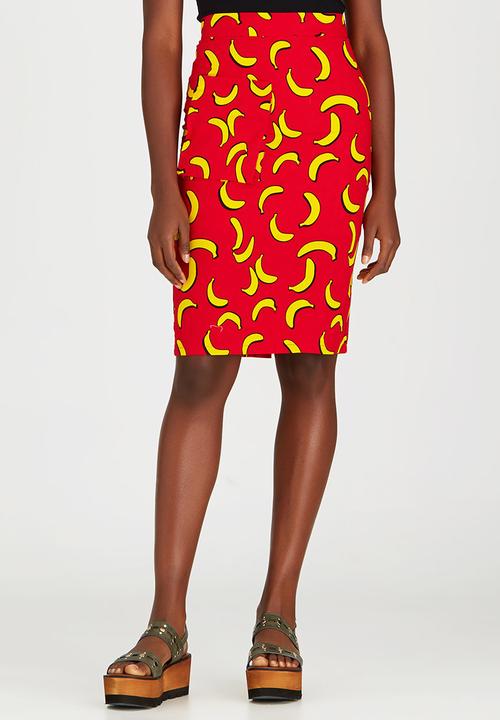 Loin Cloth & Ashes - Issa Pencil Skirt Red