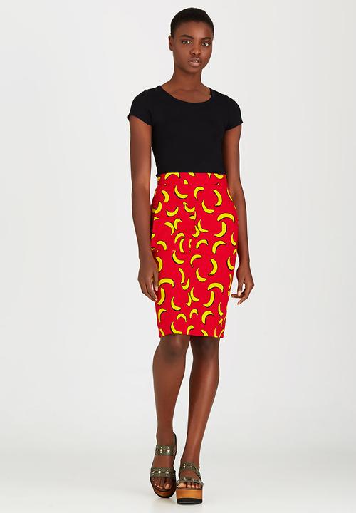 Loin Cloth & Ashes - Issa Pencil Skirt Red