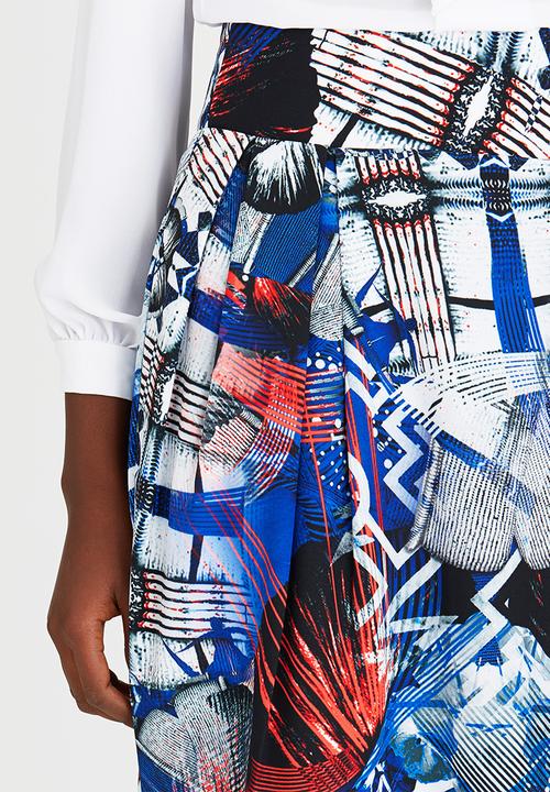 DAVID by David Tlale - Tulip Pencil Skirt Multi-colour