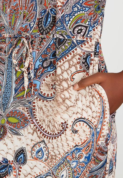 ONLY - All-over Print Tunic Cream