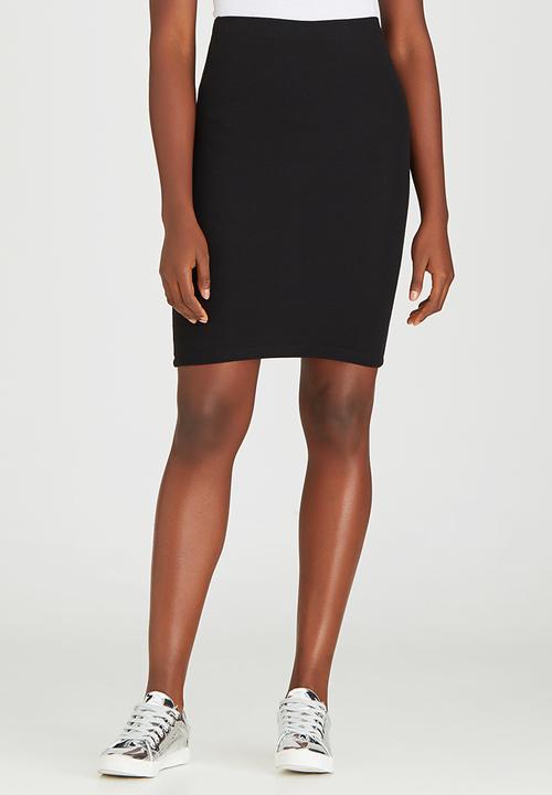ONLY - Knee Length Essential Skirt Black