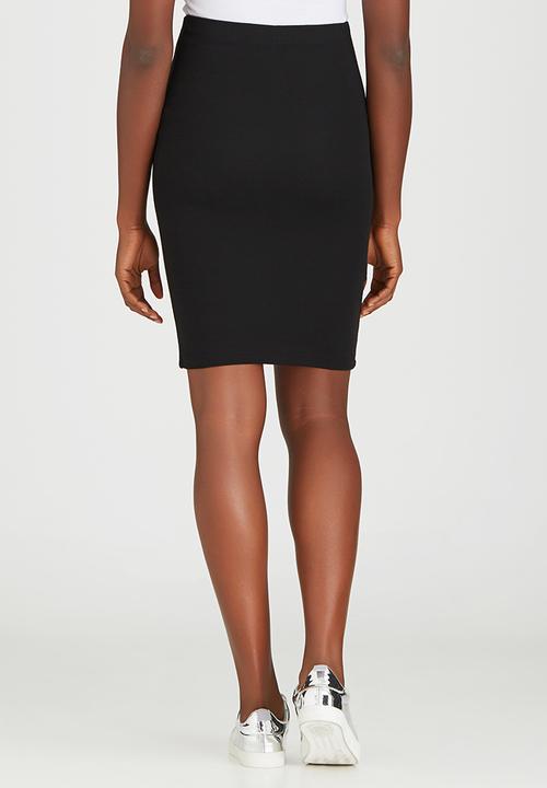 ONLY - Knee Length Essential Skirt Black