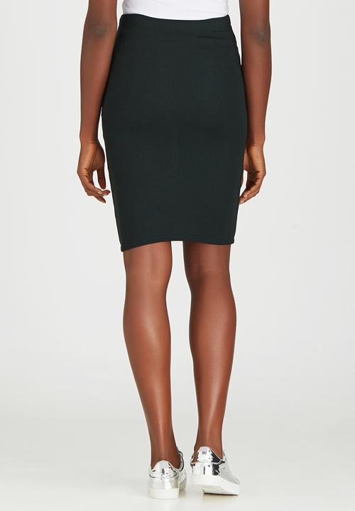ONLY - Knee Length Essential Skirt Dark Green