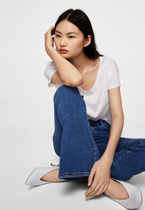 MANGO - Organic Cotton T-shirt White