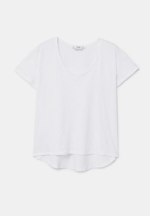 MANGO - Organic Cotton T-shirt White