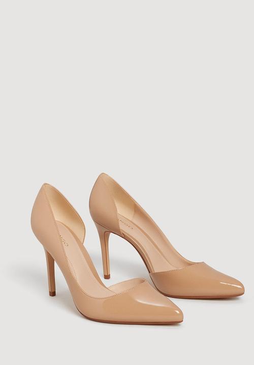 MANGO - Melania Patent Heels Nude