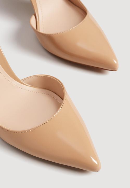 MANGO - Melania Patent Heels Nude