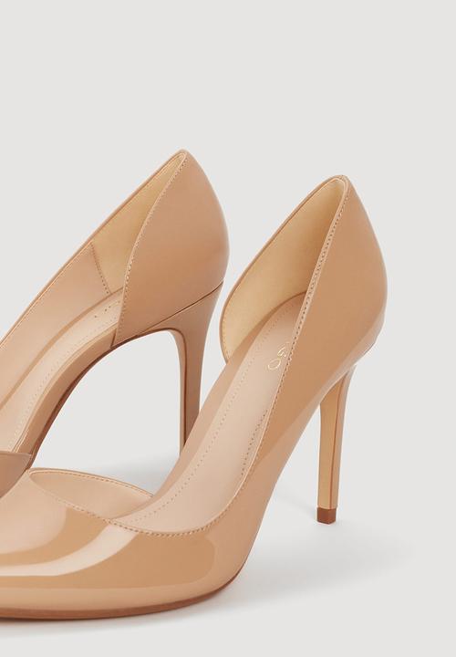 MANGO - Melania Patent Heels Nude