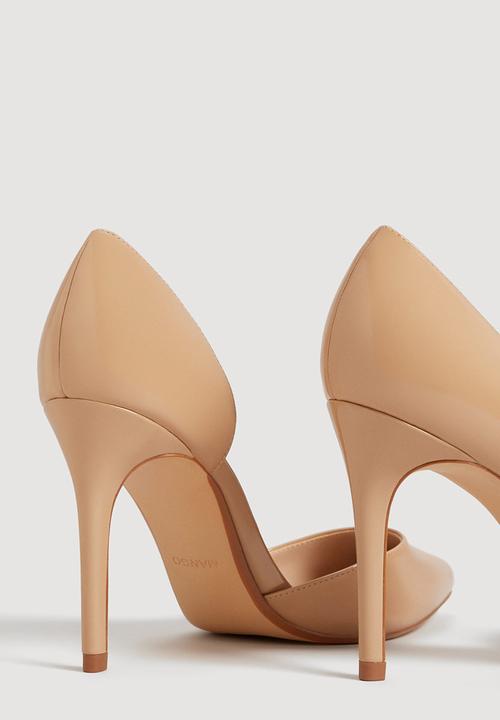 MANGO - Melania Patent Heels Nude