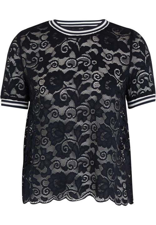 ONLY - Gwen Short Sleeve Top Navy