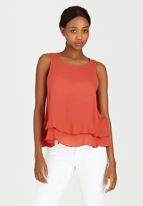 c(inch) - Frill Top Mid Brown