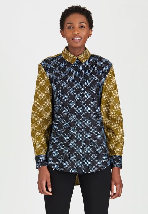KISUA - Kivu Boyfriend Shirt Multi-colour