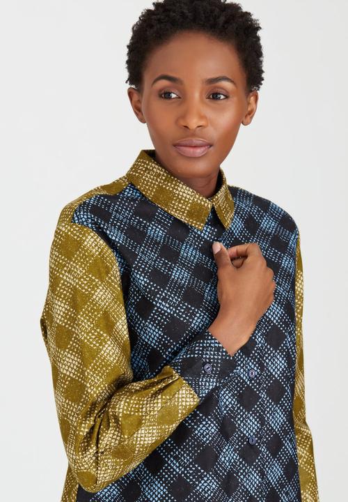 KISUA - Kivu Boyfriend Shirt Multi-colour
