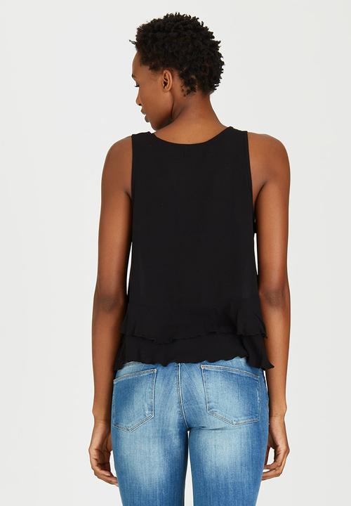 c(inch) - Frill Top Black