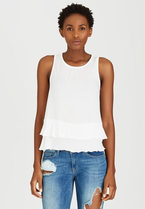 c(inch) - Frill Top White