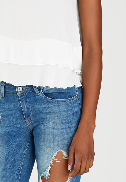 c(inch) - Frill Top White