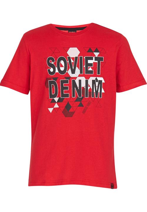 SOVIET - Printed Tee Red